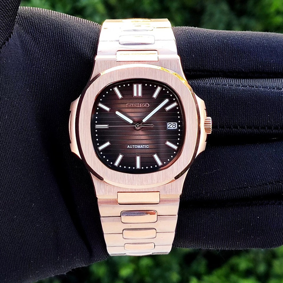 SEIKOLUS | DARK BROWN (ROSE-GOLD)